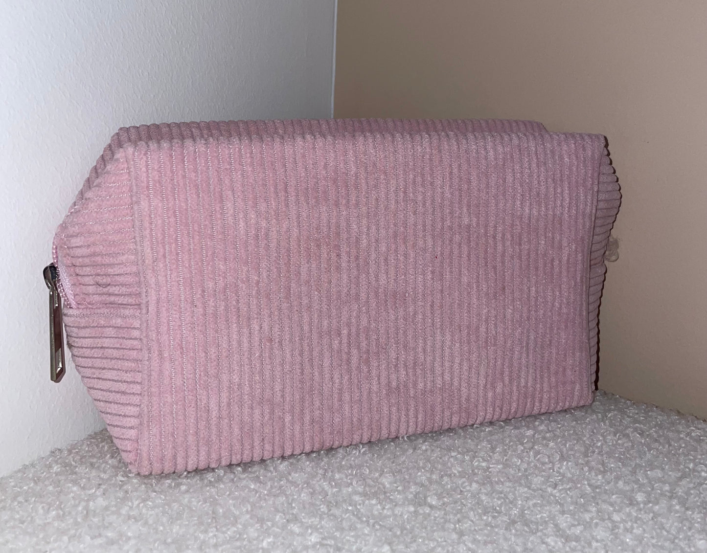 Pochette velours côtelé